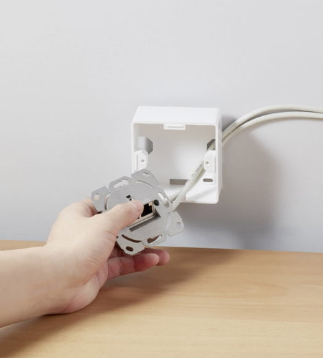 Renkforce NDR-9010 Ráépítő keret 1-szeres Tiszta fehér 5. kép