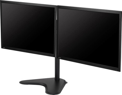 Asztali monitortartó 2 monitorhoz 33-81,3 cm (13-32) dönthető/forgatható SpeaKa Professional Secundu