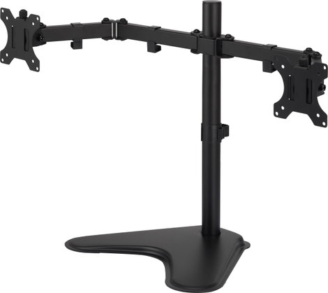Asztali monitortartó 2 monitorhoz 33-81,3 cm (13-32) dönthető/forgatható SpeaKa Professional Secundu 6. kép