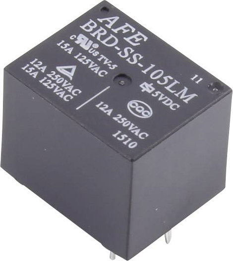 AFE BRD-SS-105LM Nyák relé 5 V/DC 15 A 1 záró 1 db