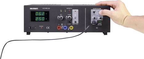 Labortápegység, szabályozható VOLTCRAFT VLP-1405 USB 0 - 40 V 0.01 - 5 A 233 W OVP Kimenetek száma 3 3. kép