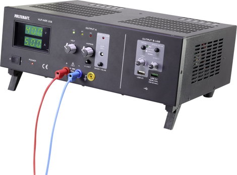 Labortápegység, szabályozható VOLTCRAFT VLP-1405 USB 0 - 40 V 0.01 - 5 A 233 W OVP Kimenetek száma 3 4. kép