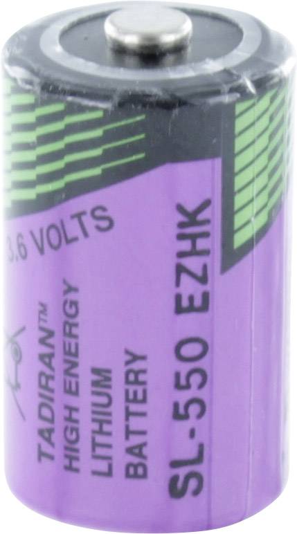Speciális elem 1/2 AA Magas hőmérséklet álló Lítium Tadiran Batteries SL 550 S 3.6 V 900 mAh 1 db