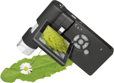 USB-s digitális mikroszkóp kijelzővel 5 MP max. 500x Toolcraft 2. kép
