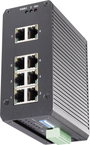 Ipari hálózati switch kalapsínre, 8 port, 12 VDC, Renkforce GSHS800 3. bélyegkép