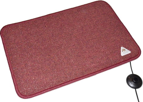Elektromos fűtőszőnyeg 70 x 50 x 1,5 cm, bordó, Arnold Rak Heat Master 611258-B