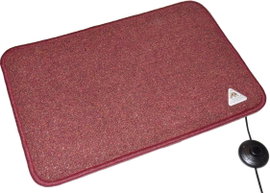 Elektromos fűtőszőnyeg 90 x 60 x 1,5 cm, bordó, Arnold Rak Heat Master 611259-B
