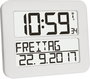 Digitális rádiójel vezérelt fali óra 258 x 212 x 30 mm, fehér/fekete, TFA 60.4512.02 bélyegkép