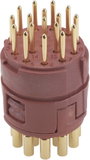 EPIC® SIGNAL M23 P 17 pólusú betétek 73028010 Lapp Zubehör LAPP Tartalom: 20 db bélyegkép