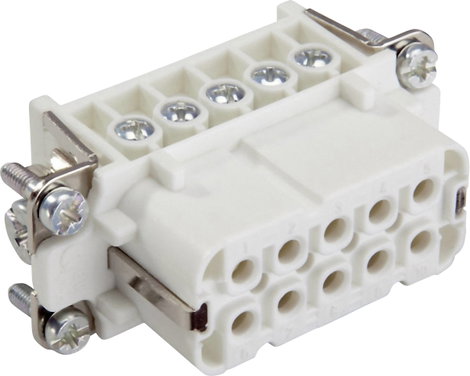 LAPP 10441100 Hüvelyes betét EPIC® H-A 10 Össz pólusszám 10 + PE 1 db