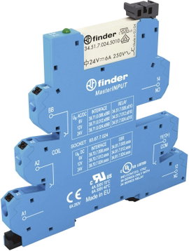 Finder 39.71.8.230.5060 Csatoló relé 230 V/AC 6 A 1 váltó 1 db