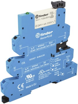 Finder 39.61.8.230.0060 Csatoló relé 230 V/AC 6 A 1 váltó 1 db