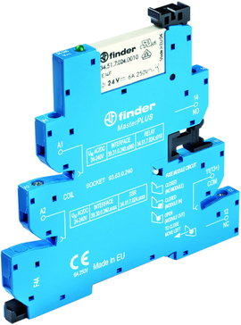 Finder 39.31.0.240.0060 Csatoló relé 240 V/DC, 240 V/AC 6 A 1 váltó 1 db