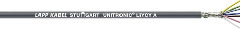 LAPP 44732-100 Adatvezeték UNITRONIC® LiYCY A 2 x 0.50 mm² Szürke 100 m