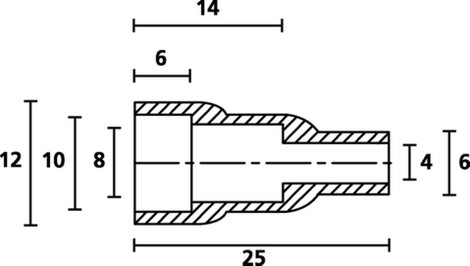 HellermannTyton HV4820 PVC NA 2000 Védősapka Szorítási átmérő (max.) 6 mm PVC Átlátszó 1 db