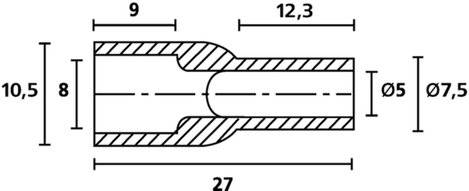 HellermannTyton HV4820 PVC NA 2000 Védősapka Szorítási átmérő (max.) 6 mm PVC Átlátszó 1 db 4. kép