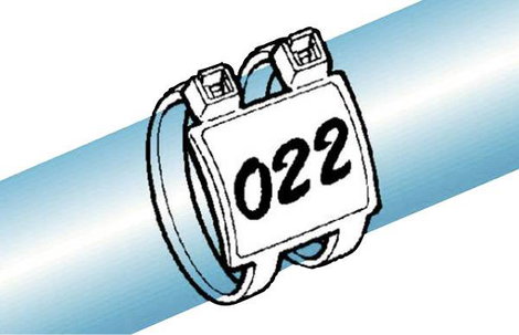 HellermannTyton 111-85219 IT50RD-PA66-NA-L1 Vezeték jelölő Feliratozó felület: 29 x 26.3 mm Natúr 1 3. kép