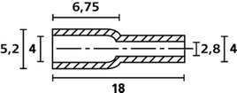 HellermannTyton OP4828 PE NA 2000 Védősapka Szorítási átmérő (max.) 4 mm Polietilén Átlátszó 1 db