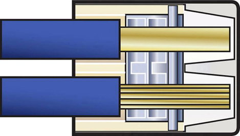 HellermannTyton 148-90036 HCPM-2 Vezetékösszekötő hajlékony: 1-2.5 mm² merev: 0.5-2.5 mm² Pólusszám: 6. kép