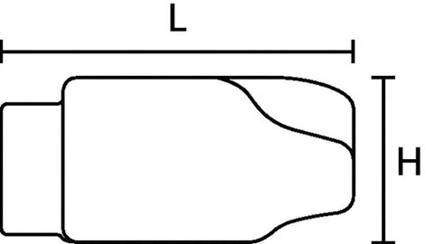 HellermannTyton 148-90036 HCPM-2 Vezetékösszekötő hajlékony: 1-2.5 mm² merev: 0.5-2.5 mm² Pólusszám: 9. kép