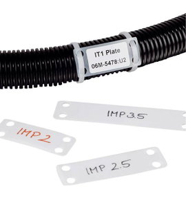 HellermannTyton 151-42159 IMP1.5 PA66 WH 100 Vezeték jelölő Feliratozó felület: 38.1 x 19.1 mm Fehér