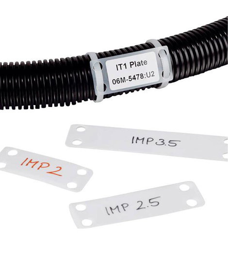 HellermannTyton 151-42159 IMP1.5 PA66 WH 100 Vezeték jelölő Feliratozó felület: 38.1 x 19.1 mm Fehér