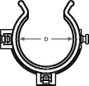 HellermannTyton 161-64002 HWClip08-HIRHS-BK-50 Tartó védőtömlőhöz Fekete 1 db 5. bélyegkép