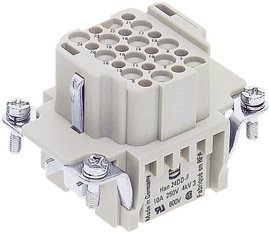 Ipari csatlakozók sorozat Han® DD - betétek Han® 24DD-F-c Harting Tartalom: 1 db
