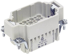 Ipari csatlakozók sorozat Han® DD - betétek Han® 42DD-F-c Harting Tartalom: 1 db