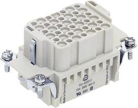 Ipari csatlakozók sorozat Han® DD - betétek Han® 42DD-F-c Harting Tartalom: 1 db