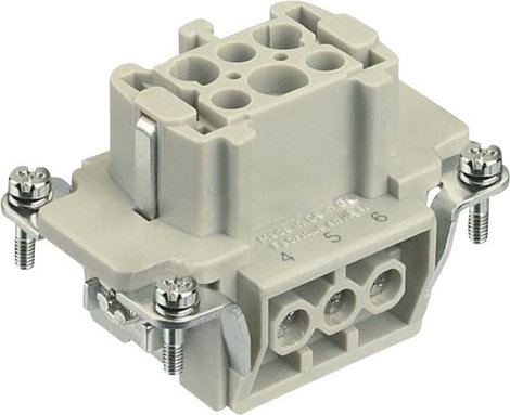 Ipari csatlakozó betét Series Han E, Harting Han® 6E-F-s 09 33 006 2701