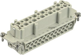Ipari csatlakozók Series Han® E - betétek Han® 24E-bu-s Harting Tartalom: 1 db