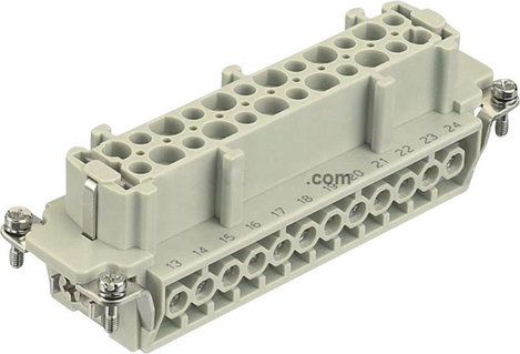 Ipari csatlakozók Series Han® E - betétek Han® 24E-bu-s Harting Tartalom: 1 db