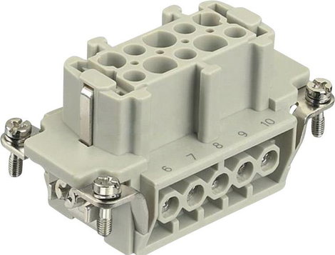 Ipari csatlakozók Series Han® E - betétek Han® 10E-F-s Harting Tartalom: 1 db