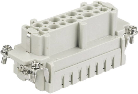 Ipari csatlakozók Series Han® E - betétek Han® 10ES-F Harting Tartalom: 1 db