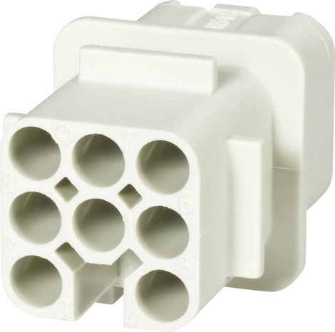 Ipari csatlakozók Han® D sorozat - betétek Han® 7D-f Harting Tartalom: 1 db