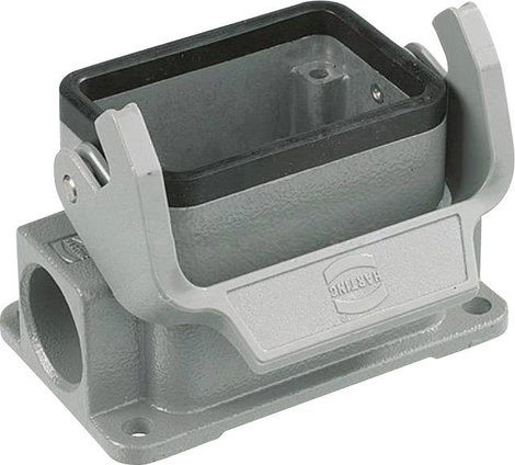 Tartozékok a 6-es mérethez B - Bázisház Han® 6B-asg2-LB-M20 Harting Tartalom: 1 db