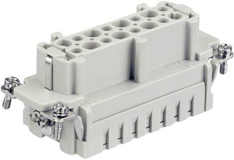 Ipari csatlakozók Series Han® E - betétek Han® 24 E-F-c Harting Tartalom: 1 db
