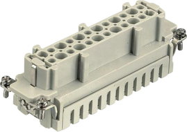 Ipari csatlakozók Series Han® E - betétek Han® 24 ES-F Harting Tartalom: 1 db