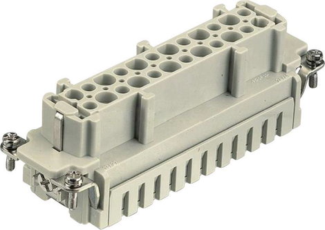 Ipari csatlakozók Series Han® E - betétek Han® 24 ES-F Harting Tartalom: 1 db