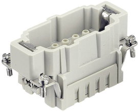 Ipari csatlakozók Series Han® E - betétek Han® 6E-M-c Harting Tartalom: 1 db