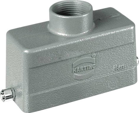 Tartozékok a 10 - es méretű B - köpenyperem házhoz Han® 10B-gg-R-16 Harting Tartalom: 1 db