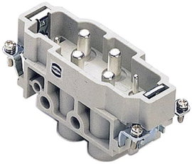 Ipari csatlakozók sorozat Han® Com - betétek Han® K 4/0 M Harting Tartalom: 1 db