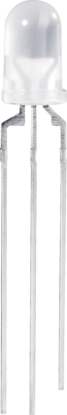 LED dióda, három színű, piros, zöld, sárga 5 mm 90/70 mcd 60° 20 mA 2 V/2.1 V Vossloh Schwabe CQX 95