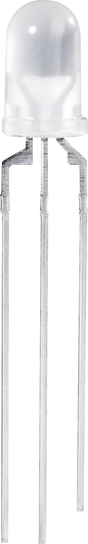 LED dióda, három színű, piros, zöld, sárga 5 mm 90/70 mcd 60° 20 mA 2 V/2.1 V Vossloh Schwabe CQX 95