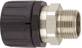HellermannTyton 166-21301 HG16-SM-M16 Tömlő tömszelence Fekete M16 11.80 mm Egyenes 1 db
