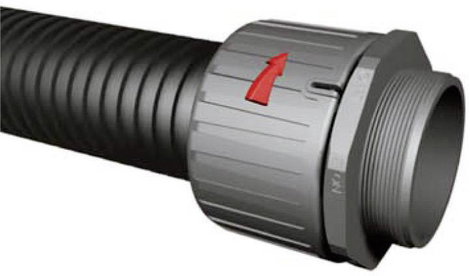 HellermannTyton 166-11305 HG-HW28 Gégecső Fekete 21.30 mm méteráru 3. kép