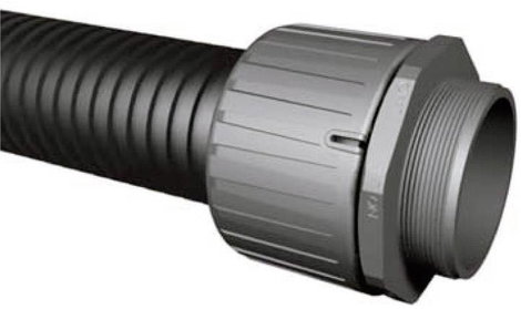 HellermannTyton 166-11907 HG-PP28 Gégecső Fekete 22.80 mm méteráru 5. kép