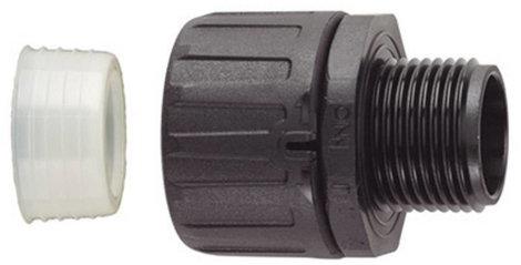 HellermannTyton 166-21604 HGL28-S-M25 Tömlő tömszelence Fekete M25 22.80 mm Egyenes 1 db