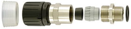 HellermannTyton 166-22100 HGL13-SCG-M16 Tömlő tömszelence Fekete 9.80 mm Egyenes 1 db